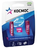 Аккумулятор Космос R03 NI-MH 1100мА.ч (блист.2шт) AAA картинка 